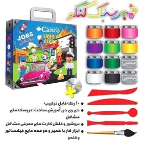 تصویر خمیر بازی سبک کنکو خمیر سبک بسته مشاغل کنکو