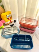 تصویر "ظرف غذا کتابی دورنگ" 