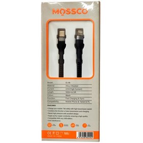 تصویر كابل شارژر آیفون مسکو MOSSCO IC08 