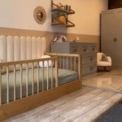 تصویر سرویس تمام ام دی اف و چوب رنگ شده پلی اورتان مدل فلورا felora