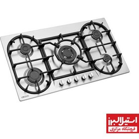 تصویر گاز استیل البرز مدل S-5955i استیل Steel Alborz Plate Gas Stove S5955i Model