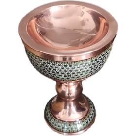 تصویر سنگاب مس و خاتم‌ 24 سانت 