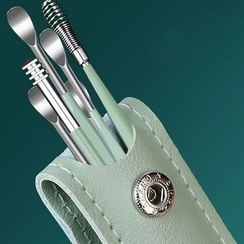 تصویر گوش پاک کن فنری 6 عددی (2766) رنگبندی رندوم 