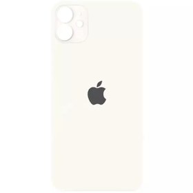 تصویر درب پشت آیفون 11 اورجینال - سفید back cover iphone 11 orginal