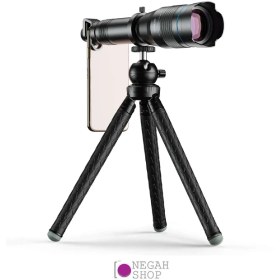 تصویر لنز تله زوم تلسکوپی 60 برابری دوربین گوشی موبایل اپکسل APL-JS60X Apexel Professional HD 60X Phone Camera Lens APL-JS60X