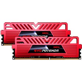 تصویر رم دسکتاپ 3200MHz گیل مدل EVO Potenza با ظرفیت 8×2 گیگابایت Geil EVO Potenza 2×8GB DDR4 3200MHz Desktop Ram