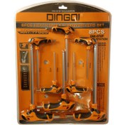 تصویر آچار آلن دسته تی دینگشی مدل 17009 مجموعه 8 عددی 