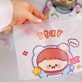 تصویر کاور زیپ کیپی سایز آپنج جنس نرم طرح فضانورد 