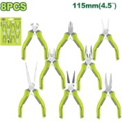 تصویر ست انبر 8 عددی مینیاتوری دایلو مدل DTPS1618 