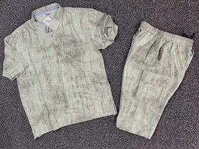 تصویر تیشرت شلوارک راحتی لنین 