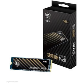 تصویر اس اس دی ام اس آی SPATIUM M450 MSI SPATIUM M450 500GB 2280 NVMe PCIe Gen4X4 M.2 SSD