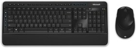 تصویر کیبورد و ماوس بی سیم مایکروسافت مدل 3050 ا Microsoft 3050 Wireless Keyboard and Mouse Microsoft 3050 Wireless Keyboard and Mouse