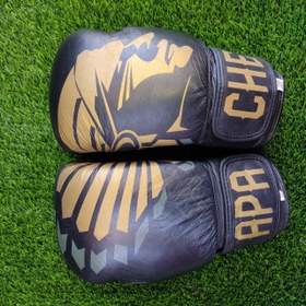 تصویر دستکش بوکس چرم APACHE اونس 14 