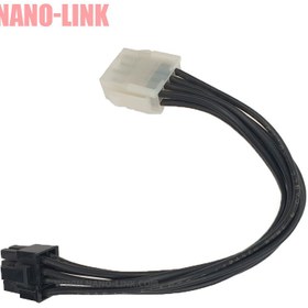 تصویر افزایش طول ۸ پین گرافیکی PCI EXPRESS 8 PIN EXTENDER CABLE