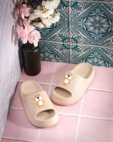 تصویر صندل بچگانه مدل خرسی - سرمه ای,32 