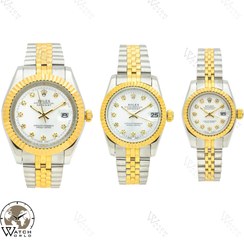 تصویر ساعت مچی عقربه ای ست زنانه و مردانه رولکس دیت جاست - کوچک ROLEX DATEJUST AAA