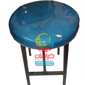 تصویر چهارپایه کف چرمی 