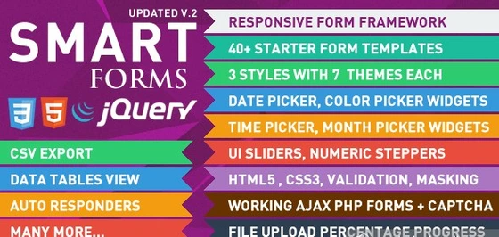 خرید و قیمت دانلود مجموعه اسکریپت فرم Smart Forms | ترب