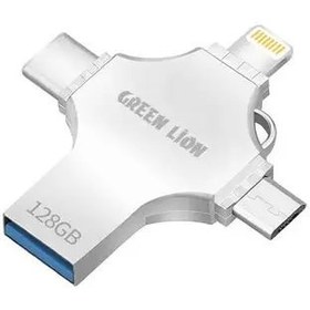 تصویر فلش USB درایو 4 در 1 گرین لاین 128GB 