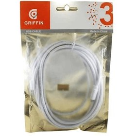 تصویر کابل شارژ آیفون Griffin با طول 3 متر 