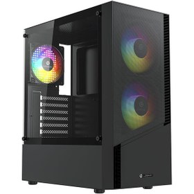 تصویر کیس کامپیوتر Mid Tower لاجی کی مدل C273B LogiKey C273B Mid Tower Computer Case