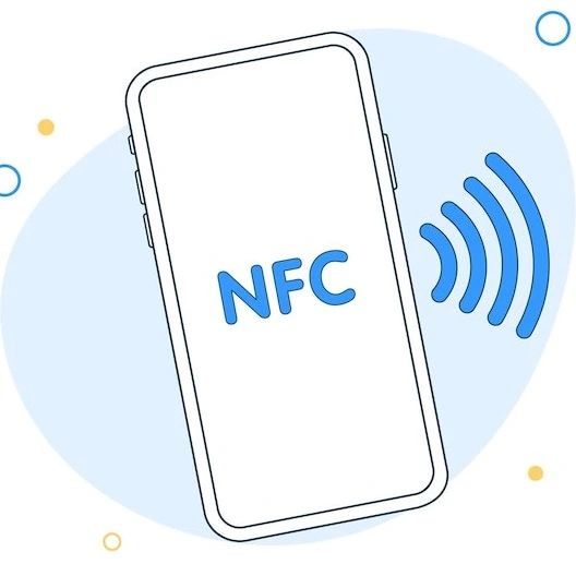 خرید و قیمت نماد وکتور فناوری Nfc تلفن هوشمند خط ساده علامت طرح کلی ...
