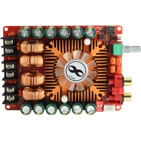 تصویر ماژول آمپلی فایر 2کاناله 160 وات با تراشه TDA7498 BOARD MODULE AMPLIFIER 2*160W (TDA7498)