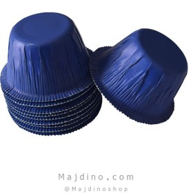 تصویر کپسول شیرینی پزی مدل کاپ کیک سایز بزرگ 10 عددی 