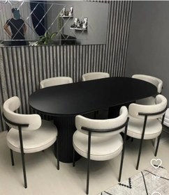 تصویر صندلی ناهارخوری تدی پایه کوتاه 