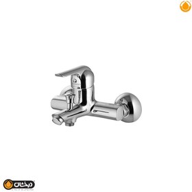 تصویر شیر دوش کاج کروم Chrome pine shower faucet