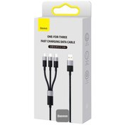 تصویر کابل 1.2 متری چند کاره بیسوس مدل StarSpeed 1-for-3 