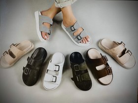 تصویر صندا طبی زنانه کد 108 - سبز ارتشی / 36 / با کفی 