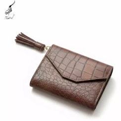 تصویر کیف پول چرم زنانه مدل بهار طرح پریما 