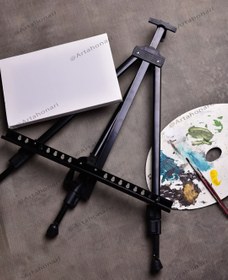 تصویر پایه وایت برد سه پایه فلزی Whiteboard metallic tripod