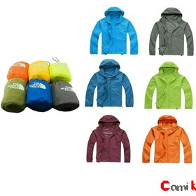 تصویر بادگیر نورث فیس ضد آب ضد باد - طوسی سفید (طبق عکس ) / 2XL Windproof the North Face windbreaker