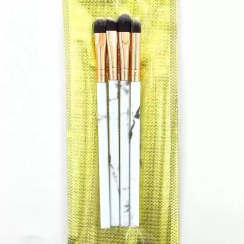 تصویر ست 4 عددی براش آرایشی طرح سنگی متفرقه Stone Design Makeup Brush Set 4Pcs
