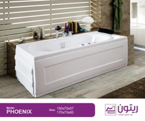 تصویر وان و جکوزی ریتون مدل فینیکس سایز ۱۵۰*۷۰*۵۷ 