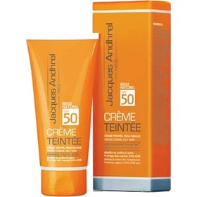 تصویر کرم ضد آفتاب رنگی ژاک آندرل پاریس SPF50 مناسب پوست چرب حجم 50 میلی لیتر 