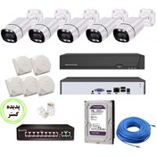 تصویر پک 5 عددی دوربین تحت شبکه poe پلاکخوان برد سونی imx335L12b imx335L12b