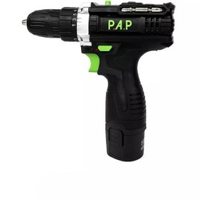 تصویر دریل شارژی 12 ولت 2باطری PAP CD1225 