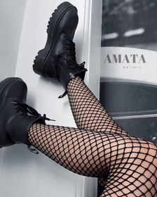 تصویر فیشنت پا(بالا زانو) fishnet