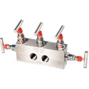 تصویر منی فولد 5 شیر اولیور 1/2 اینچ 6000PSI مدل Y54S Oliver Valves 5-Valve Manifold Type Y54S 6000PSI 316SS