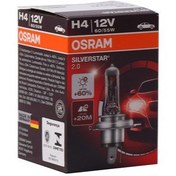تصویر لامپ خودرو اسرام / پایه H4 مدل سیلور استار ولت 12 