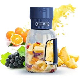 تصویر مخلوط کن قابل حمل مگا گرین لاین حجم 1000 میلی لیتر Mega Portable Blender GNMPBLDRBK