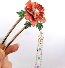 تصویر کانزاشی گل پیونی 