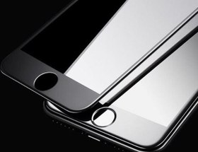 تصویر گلس آیفون 7 پلاس فول چسب شیشه ای محافظ صفحه نمایش گوشی موبایل اپل 