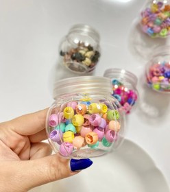 تصویر مهره مو رنگی 