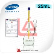 تصویر پیکنومتر ترمومتر دار 25mL برند امسونز OMSONS GERMANY 