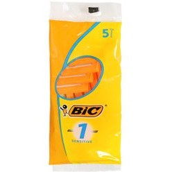 تصویر تیغ اصلاح تیغ 1 لبه پوست حساس بیک ا Sensitive Disposable blade Bic Sensitive Disposable blade Bic