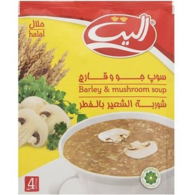 تصویر سوپ جو و قارچ الیت 65 گرمی 
